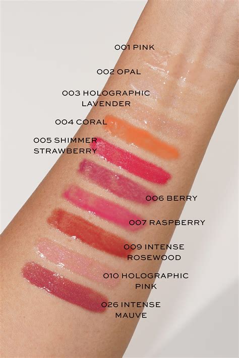 dior rose gold lip glow|dior lip gloss color chart.